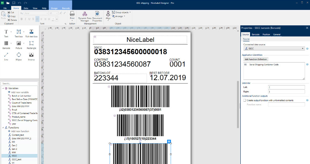 Créez Facilement Des étiquettes Et Codes à Barres Avec Un Logiciel Professionnel Nicelabel 5057